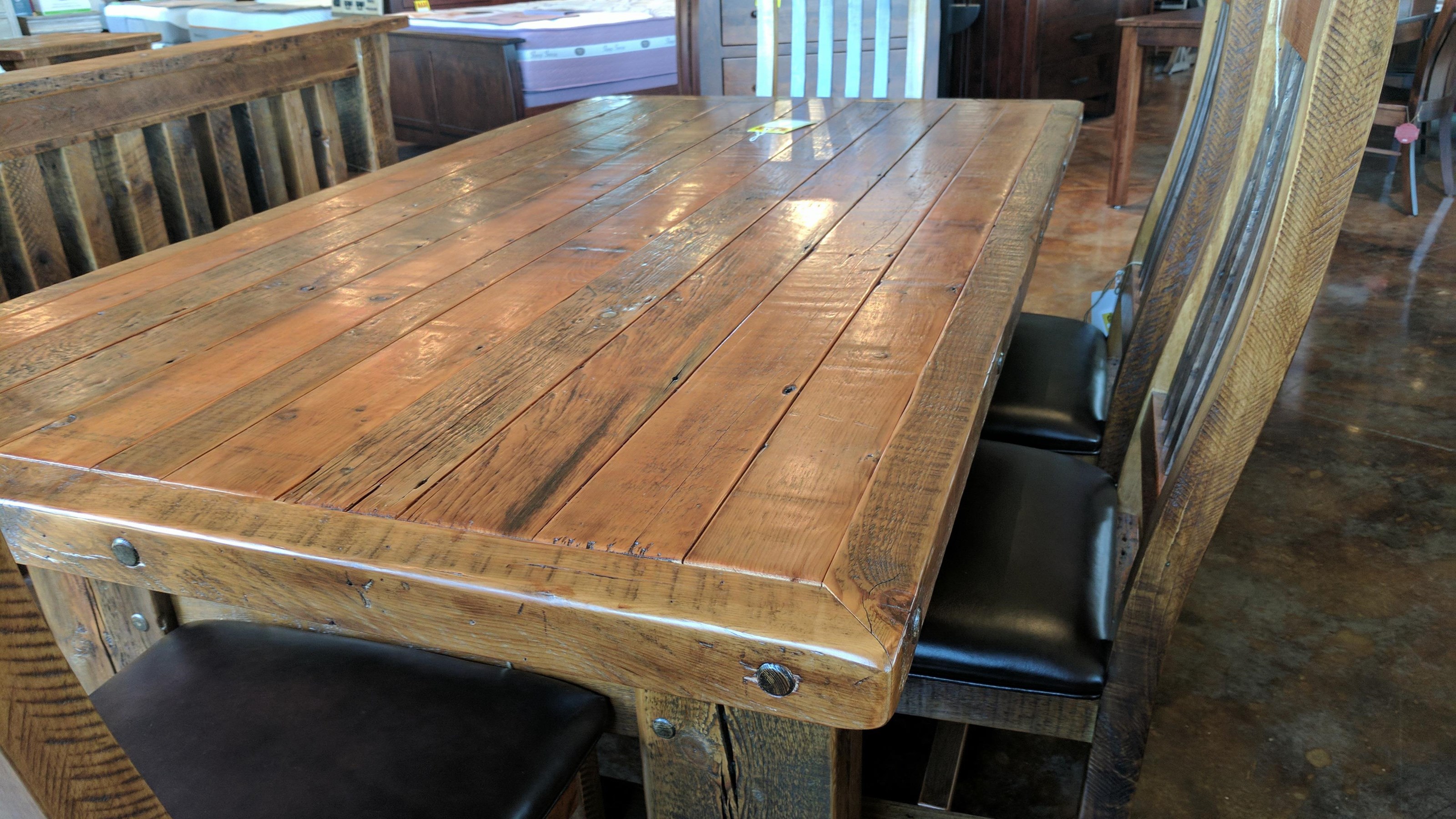 Reclaimed barnwood store furniture near me